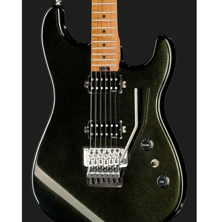 Harley Benton ST-80FR MN HH Lime Sparkle