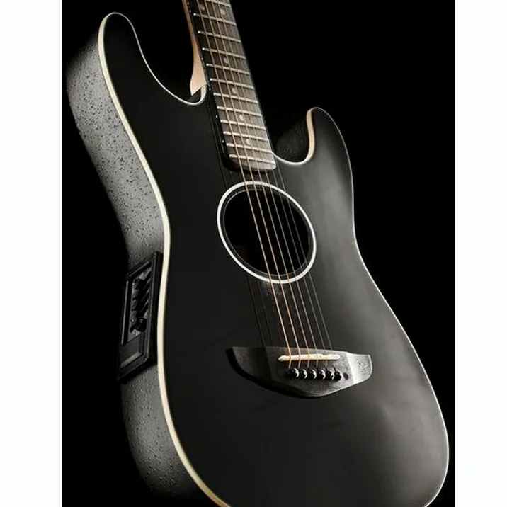 Harley Benton ST-Acoustic Black Bundle