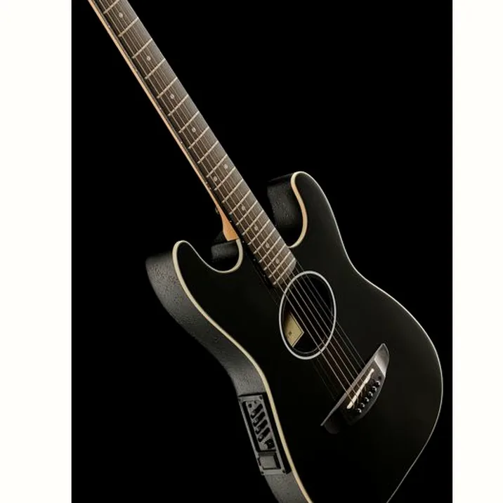 Harley Benton ST-Acoustic Black w/Bag