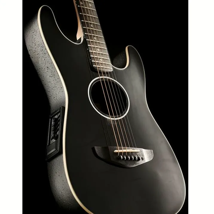 Harley Benton ST-Acoustic Black w/Bag