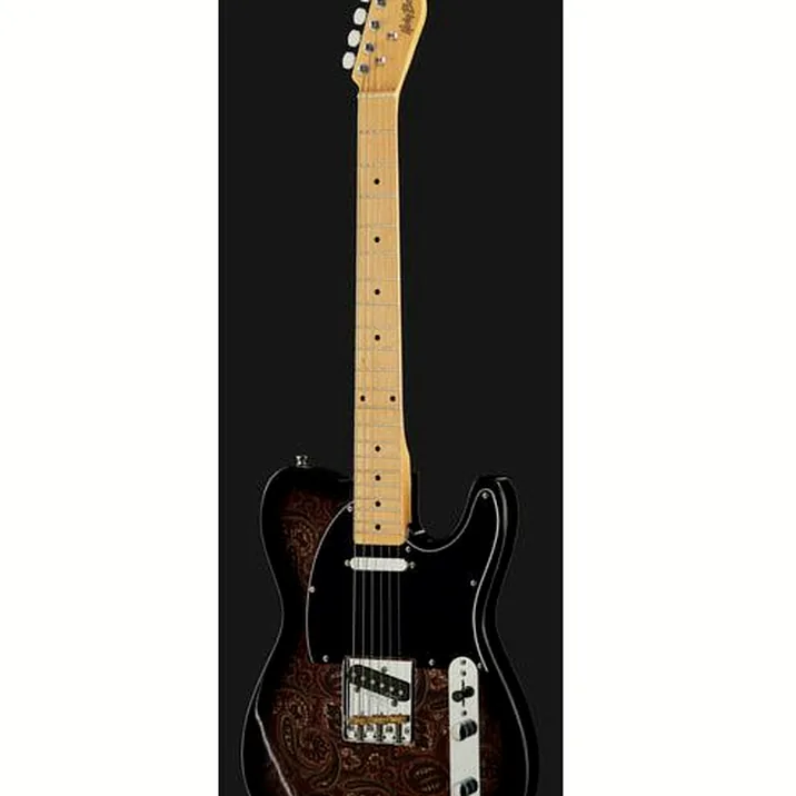 Harley Benton TE-70 Black Paisley
