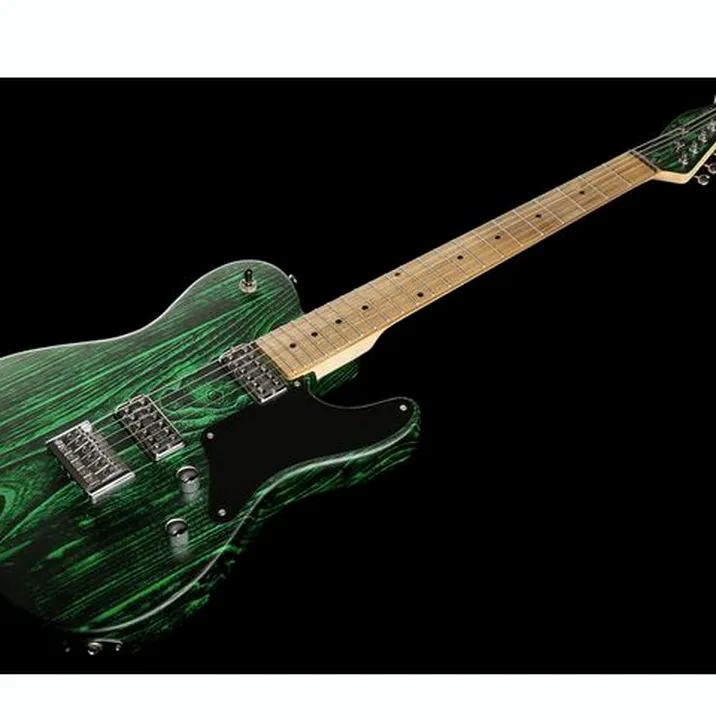 Harley Benton Te 90Flt Green Blast