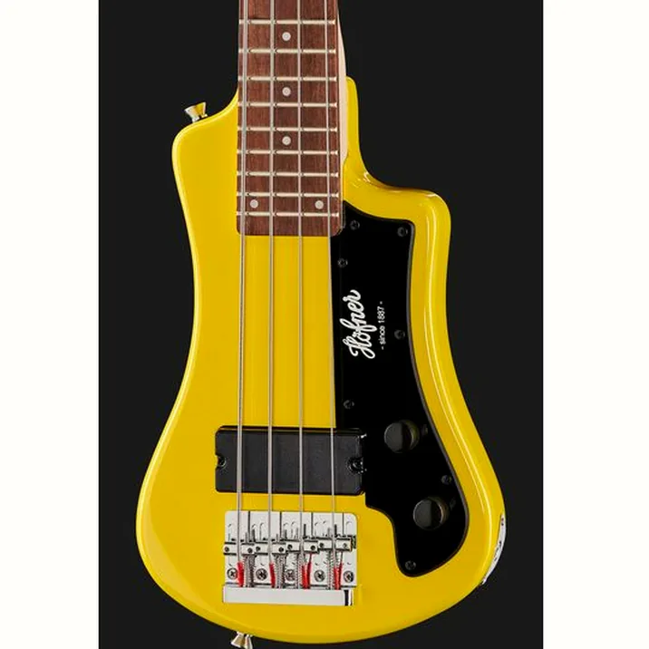 Hoefner Shorty Bass Yellow