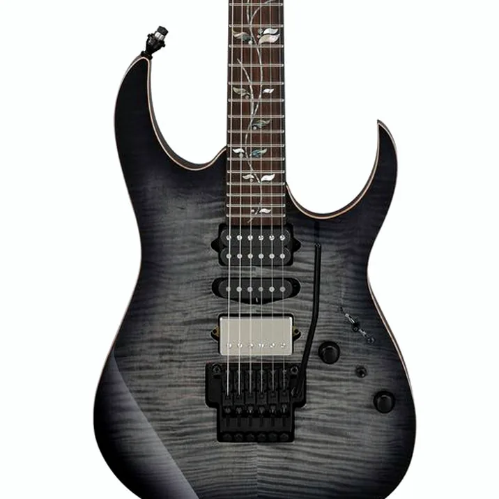 Ibanez J Custom 6 Str E Black Rutile