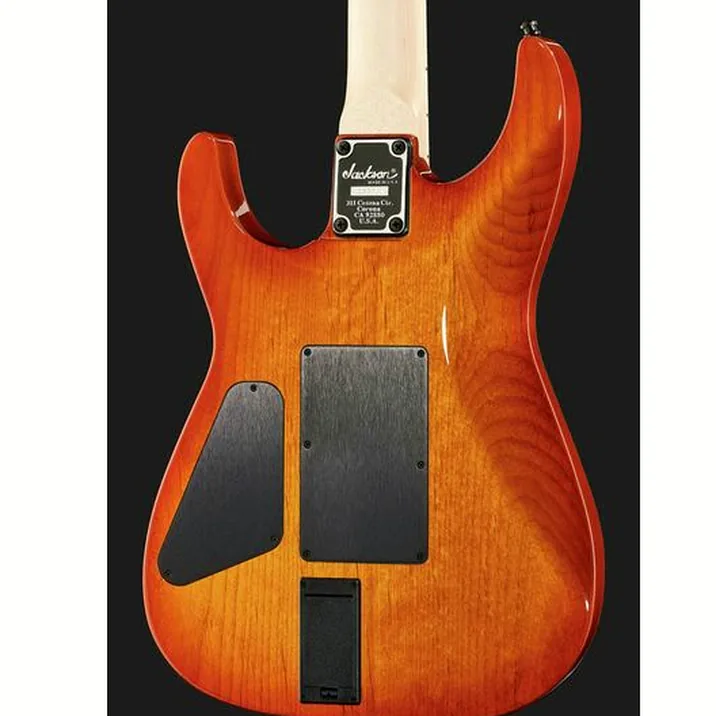 Jackson Dinky Qmt Amber Lager Burstusa
