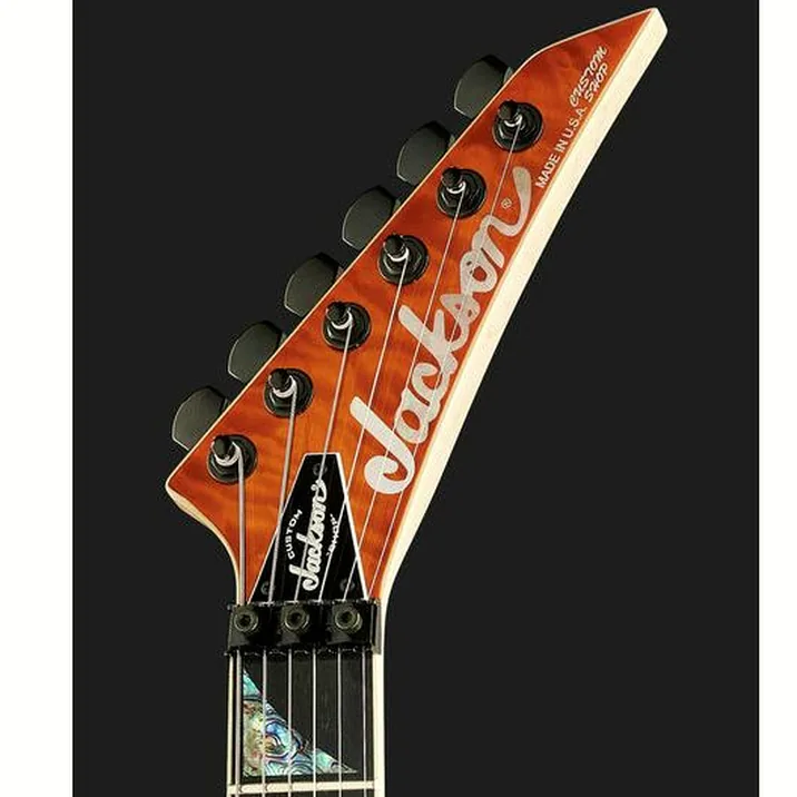 Jackson Dinky Qmt Amber Lager Burstusa
