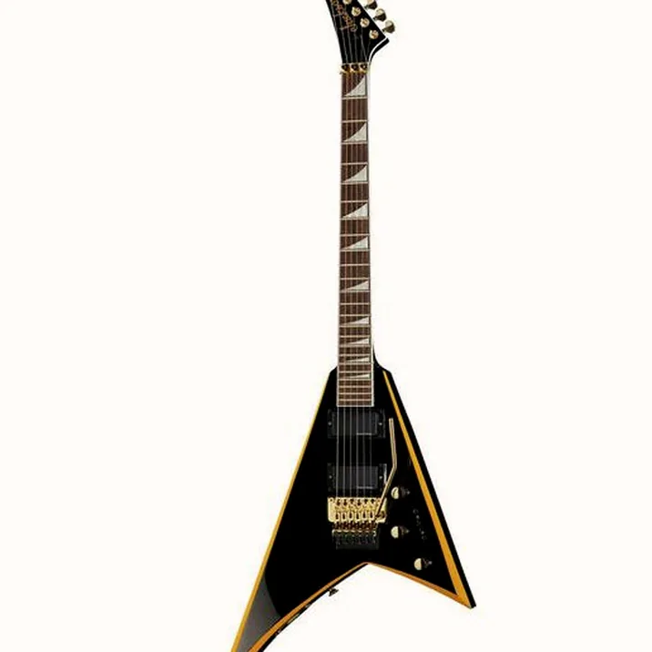 Jackson RRX24 Black with Yellow Bevels