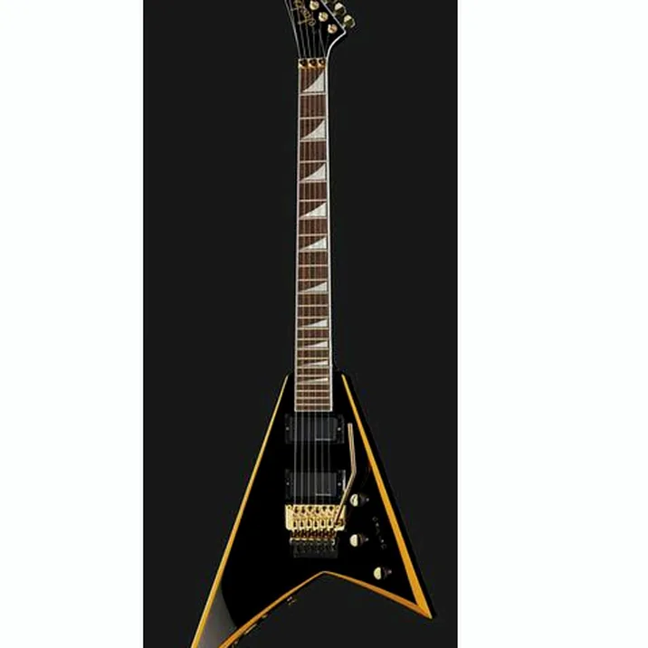 Jackson RRX24 Black with Yellow Bevels