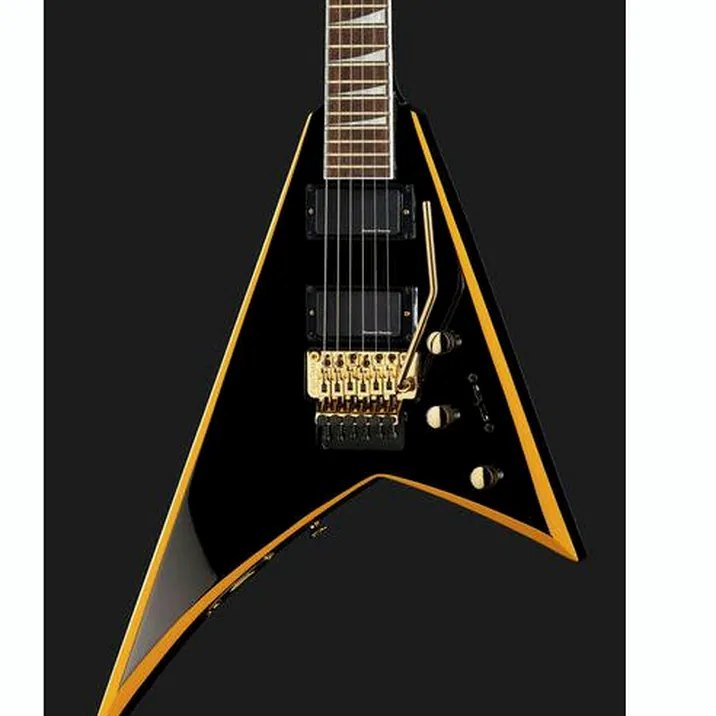 Jackson Rrx24 Black W Yellow Bevels 473110