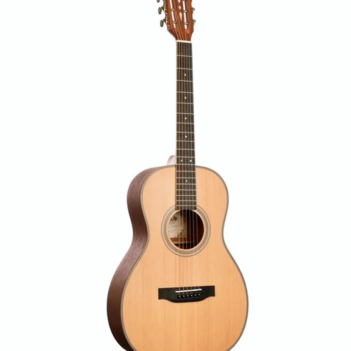 Kala Solid Cedar Top Parlor Guitar