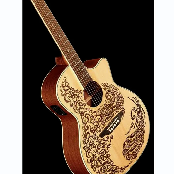 Luna Guitars Henna Paradise A/E Spruce