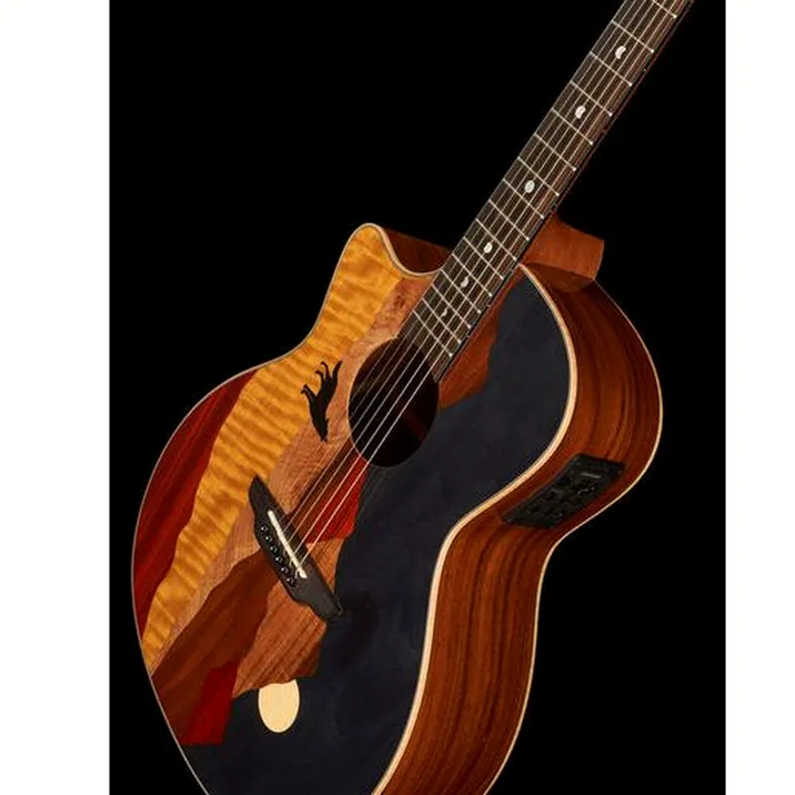 Luna Guitars Vista Wolf Ltd Lh
