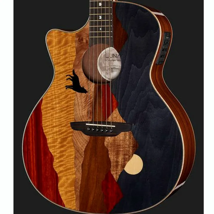 Luna Guitars Vista Wolf Ltd Lh
