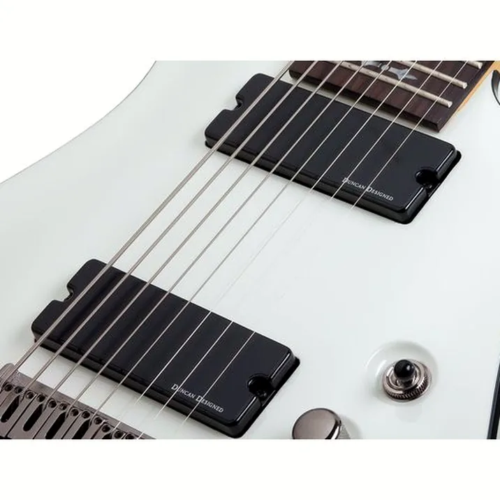 Schecter Demon-8 Vintage White