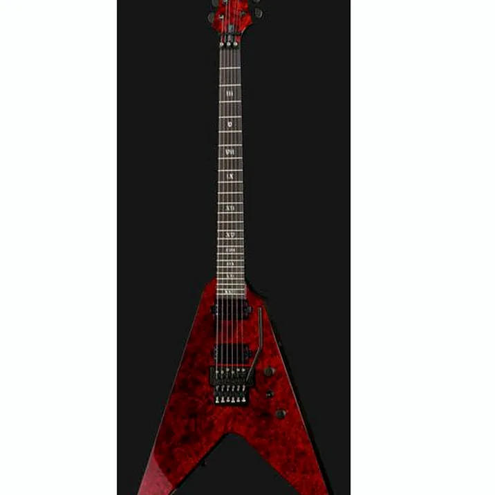 Schecter V-1 FR Apocalypse Red Reign