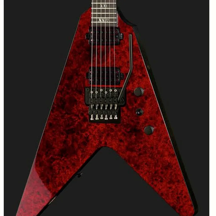 Schecter V 1 Fr Apocalypse Red Reign