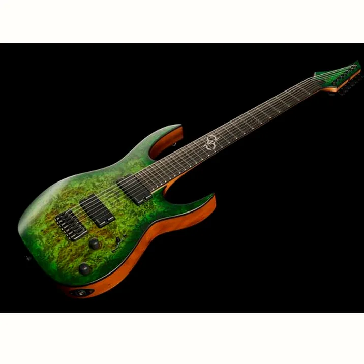 Solar Guitars S1 7Ahlb Lime Burst Matte