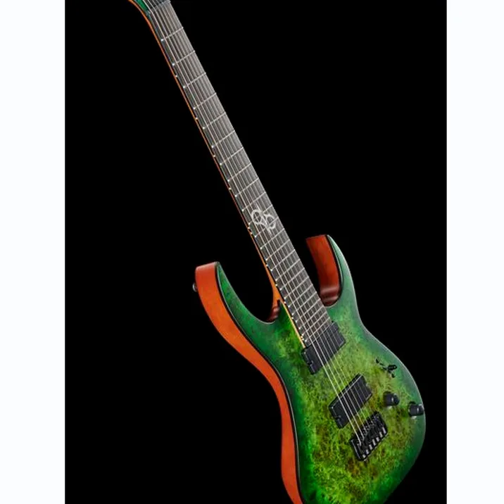 Solar Guitars S1 7Ahlb Lime Burst Matte
