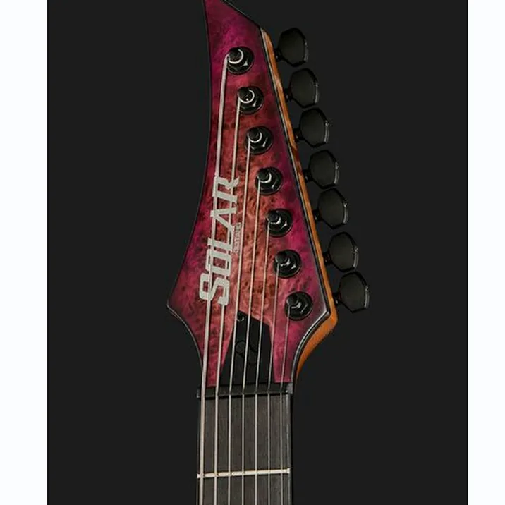Solar Guitars S1 7App Poplar Purple Burst