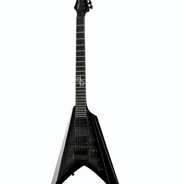 Solar Guitars V1.6AFBB Flame Black Burst
