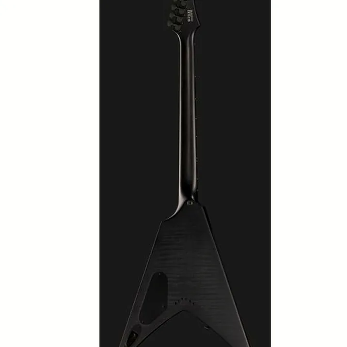 Solar Guitars V2.6FBB Baritone Flame Black