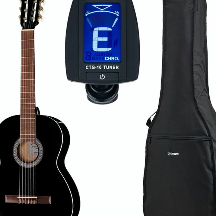 Thomann Classic 4/4 Guitar Blac Bundle