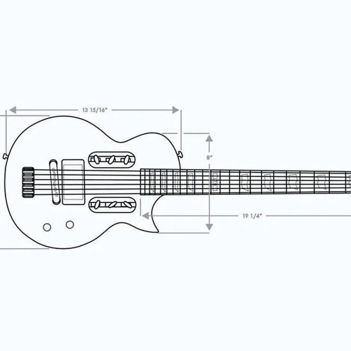 Traveler Guitar Ltd Ec 1 Snow White