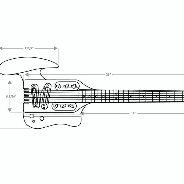 Traveler Guitar Speedster Hot Rod Classic Bl