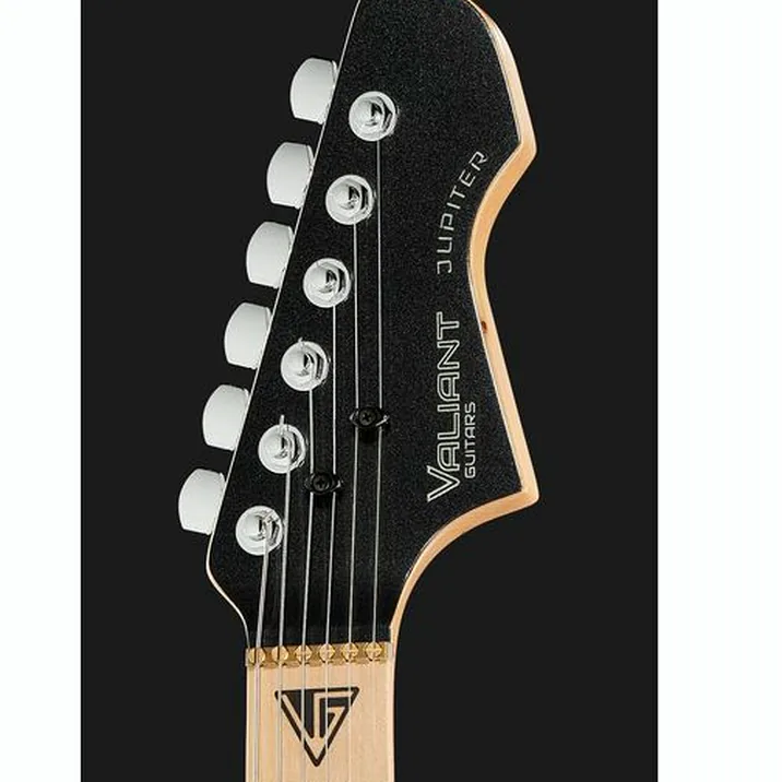 Valiant Guitars Jupiter Mn Onyx Black Aged